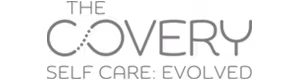 Grey The Covery Self Care Evolved Logo on a Transparent Background