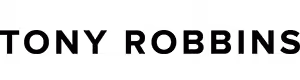 Tony Robbins Black Logo on a Transparent Background