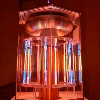 Close-Up of Working BioCharger Device