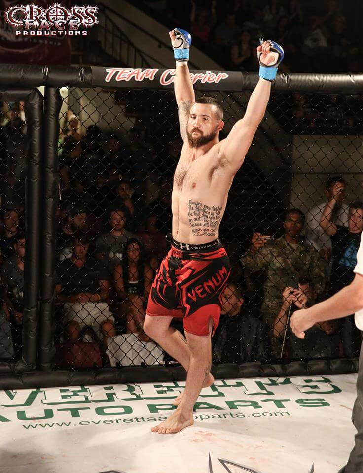 Sean Lally wins MMA bout