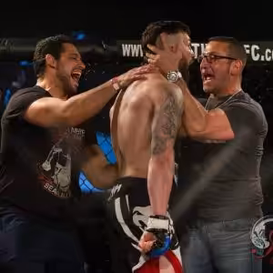Sean Lally immediately after his 8 second victory on April 9, 2016