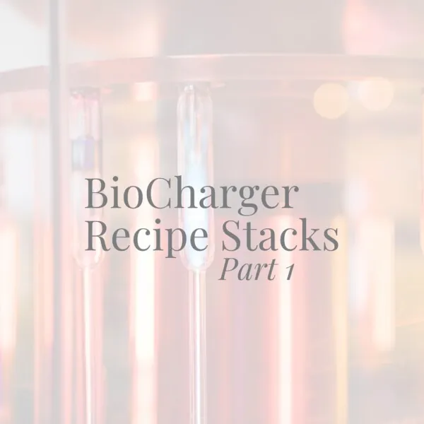 ⚡️Introducing our most hand-crafted BioCharger recipe stacks ever!We’ve reviewed thousands of client interactions, backend data, and direct feedback. With this information, we have identified the top ten health & wellness challenges our clients face, and we’ve created premade, effective recipe stacks specifically for those challenges and to enhance your wellness journey✨

Stay tuned for part 2! 😎